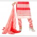 Neela’s classic Kameez and shalwar in soft CVC jacquard fabric with soft Georgette Dupatta